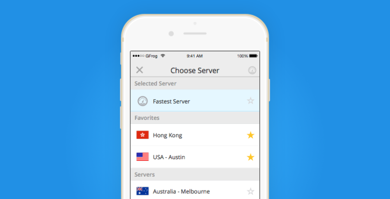 Fastest Server Selection Is Now Available for iOS!